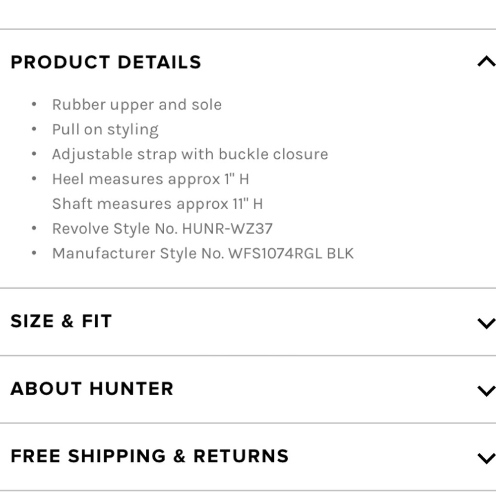 NWT Hunter Original Refined Back strap Short - Picture 7 of 7